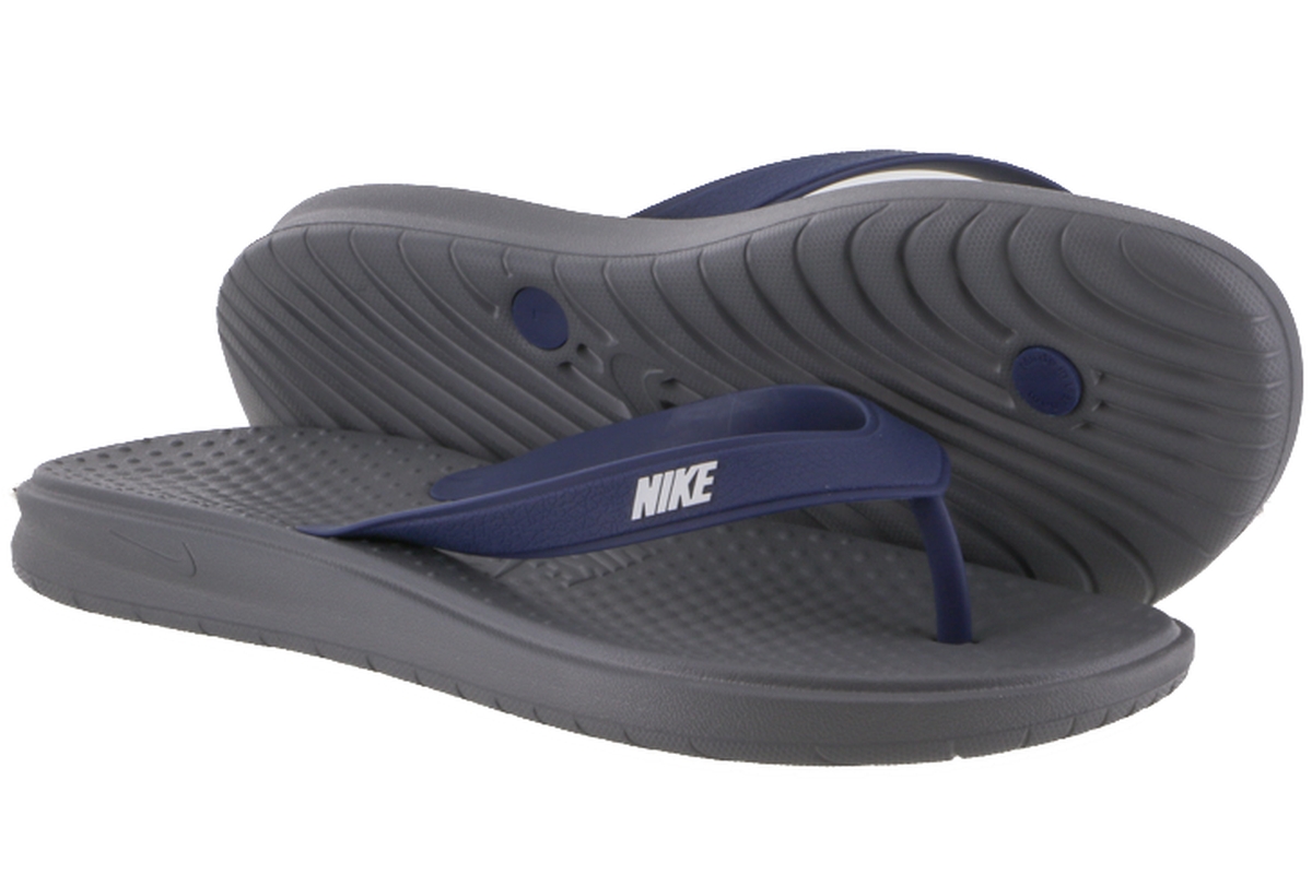 Nike Solay Thong Grey/Blue - Big Footwear